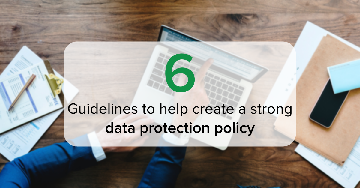 Creating a data protection policy 2-1