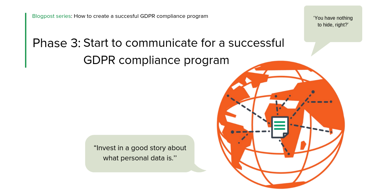How to create a successful GDPR compliance program: Communication