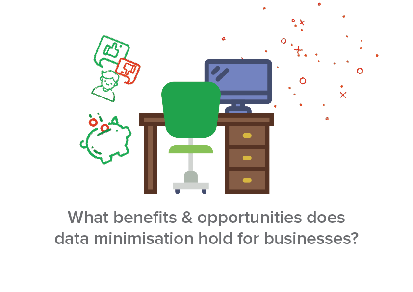 What benefits and opportunities does data minimisation hold for businesses?